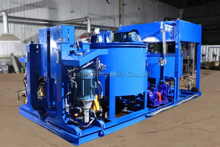 Gaodetec GGP1200/1200/2X75/100PI-E High Pressure Automatic Grouting Plant for Dam Construction Proje